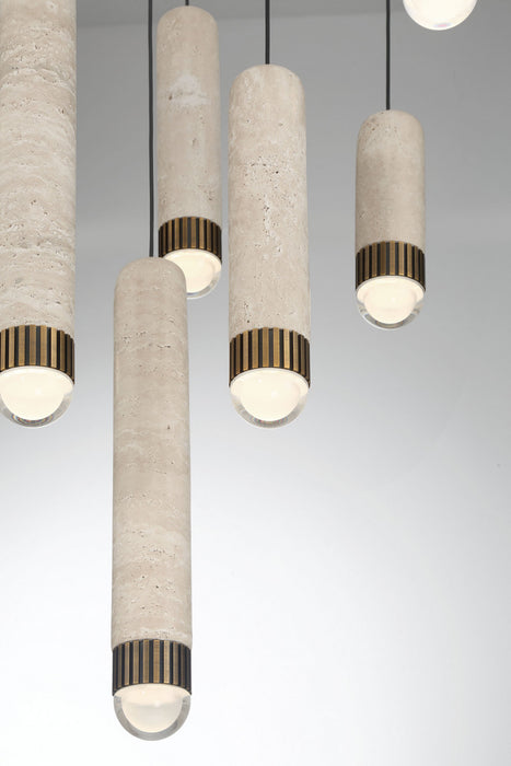 Eurofase - 50130-023 - LED Chandelier - Cambre - Antique Brass