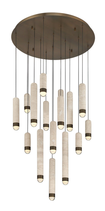 Eurofase - 50131-020 - LED Chandelier - Cambre - Antique Brass