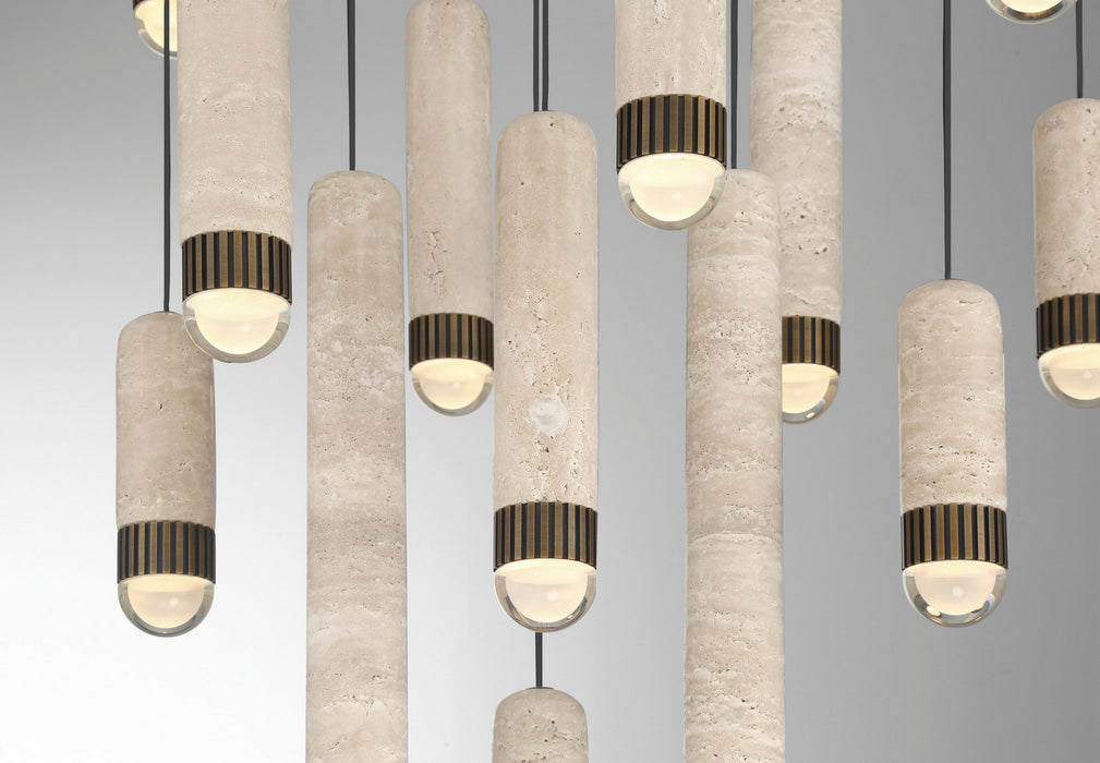 Eurofase - 50131-020 - LED Chandelier - Cambre - Antique Brass