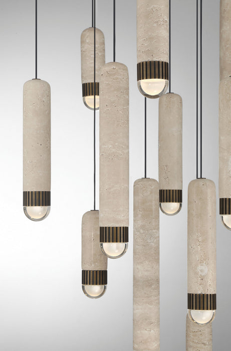 Eurofase - 50131-020 - LED Chandelier - Cambre - Antique Brass