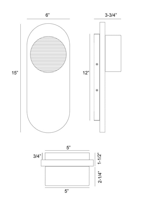 Eurofase - 50272-013 - LED Wall Sconce - Sternn - Travertine