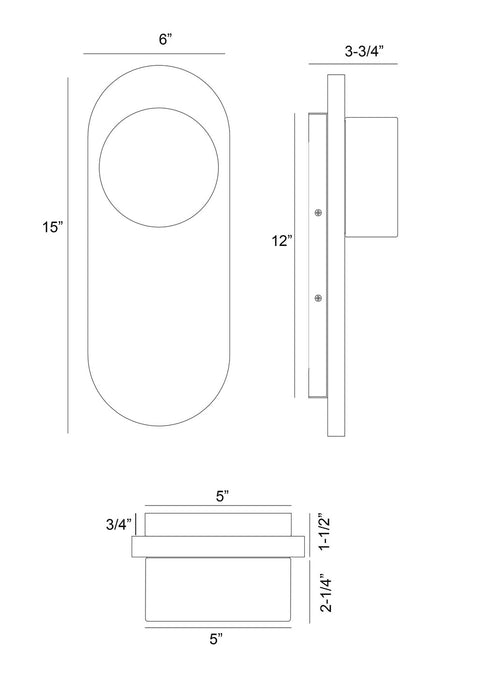 Eurofase - 50272-044 - LED Wall Sconce - Sternn - Travertine