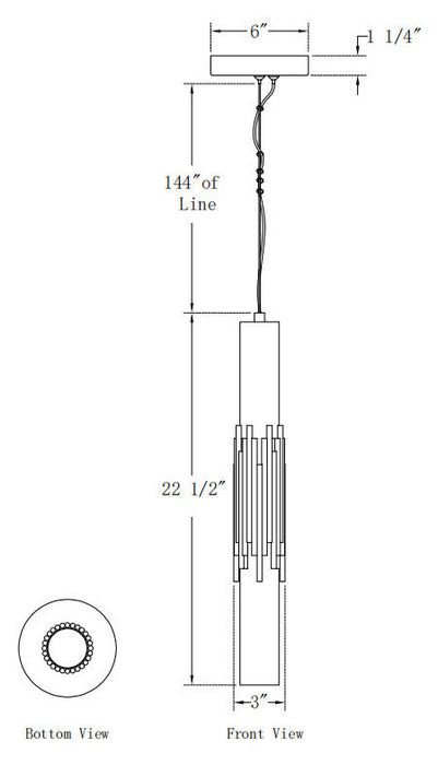 Eurofase - 50353-026 - LED Pendant - Venna - Antique Brass