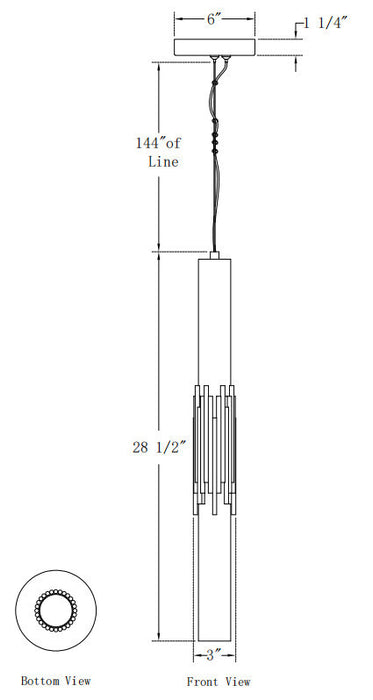 Eurofase - 50354-016 - LED Pendant - Venna - Urban Bronze