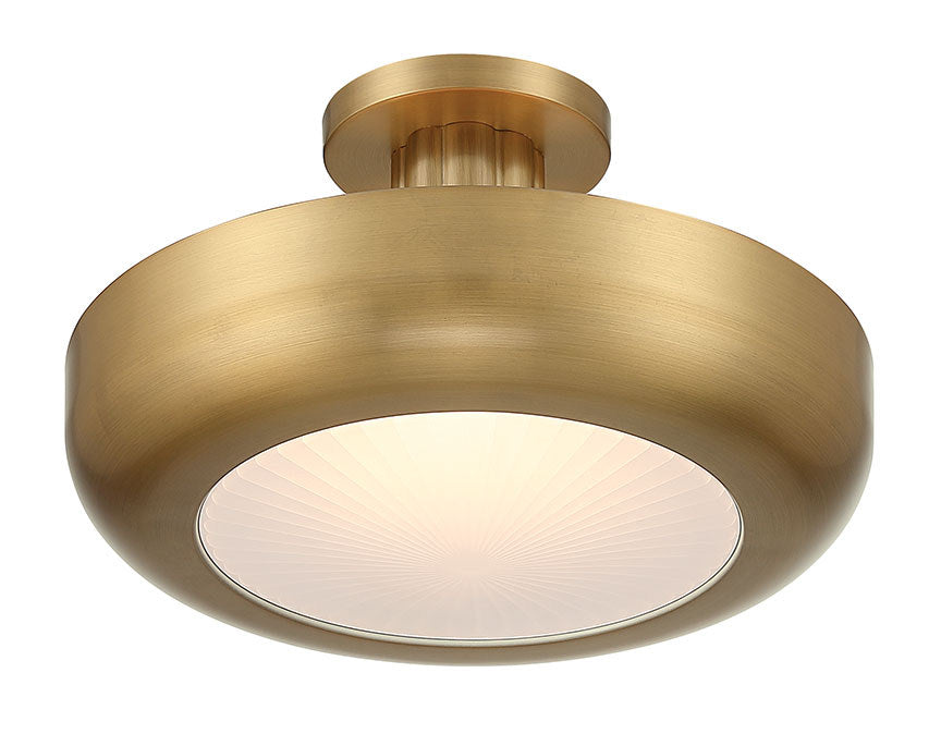 Eurofase - 50389-025 - LED Semi-Flush Mount - Macey - Antique Brass