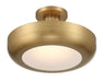 Eurofase - 50389-025 - LED Semi-Flush Mount - Macey - Antique Brass