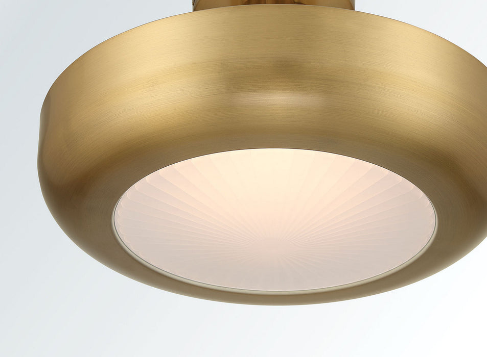 Eurofase - 50389-025 - LED Semi-Flush Mount - Macey - Antique Brass