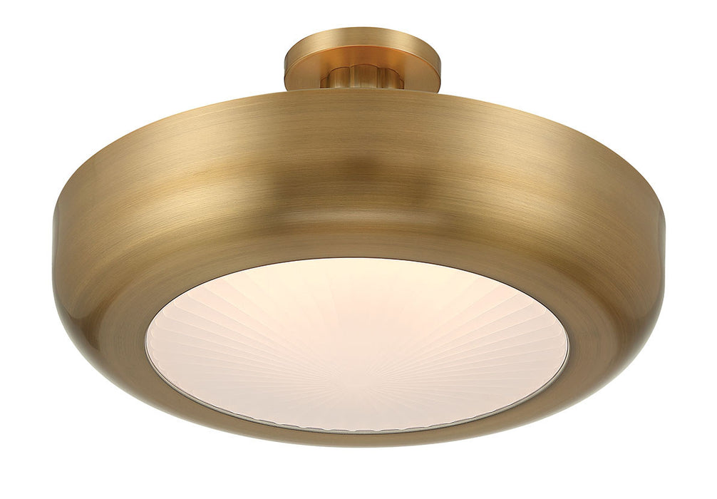 Eurofase - 50390-021 - LED Semi-Flush Mount - Macey - Antique Brass