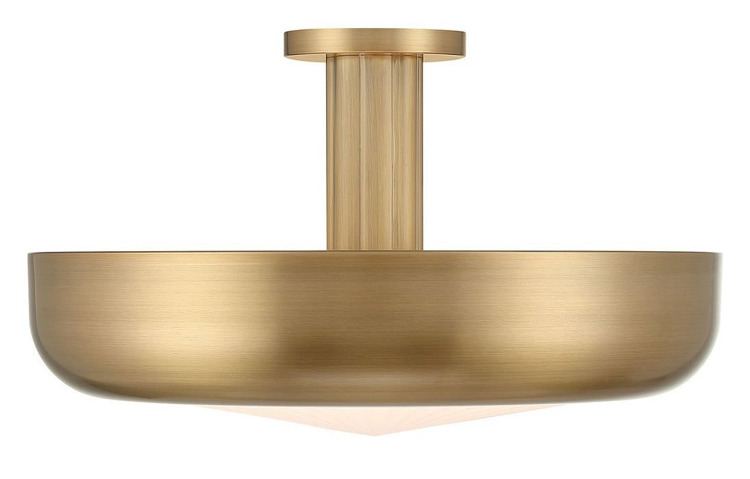 Eurofase - 50390-021 - LED Semi-Flush Mount - Macey - Antique Brass