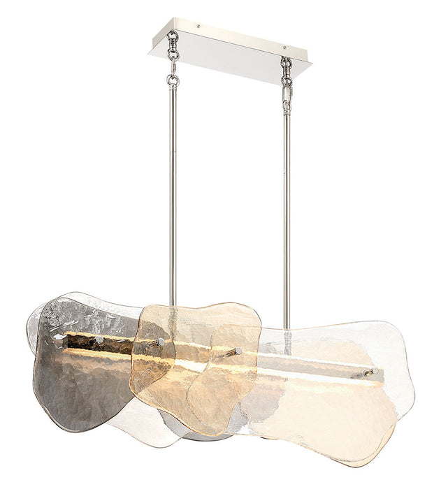 Eurofase - 50462-018 - LED Linear Chandelier - Grotto - Polished Nickel