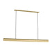 Visual Comfort Modern - PBLS79927HAB - LED Linear Chandelier - Cloak - Hand-Rubbed Antique Brass