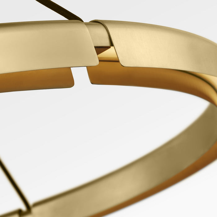 Visual Comfort Modern - PBCH80327HAB - LED Chandelier - Cloak - Hand-Rubbed Antique Brass