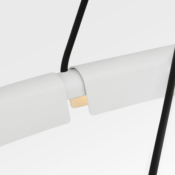 Visual Comfort Modern - PBCH80327MW - LED Chandelier - Cloak - Matte White