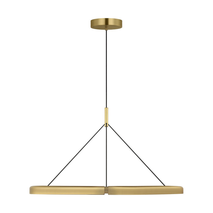 Visual Comfort Modern - PBCH80427HAB - LED Chandelier - Cloak - Hand-Rubbed Antique Brass
