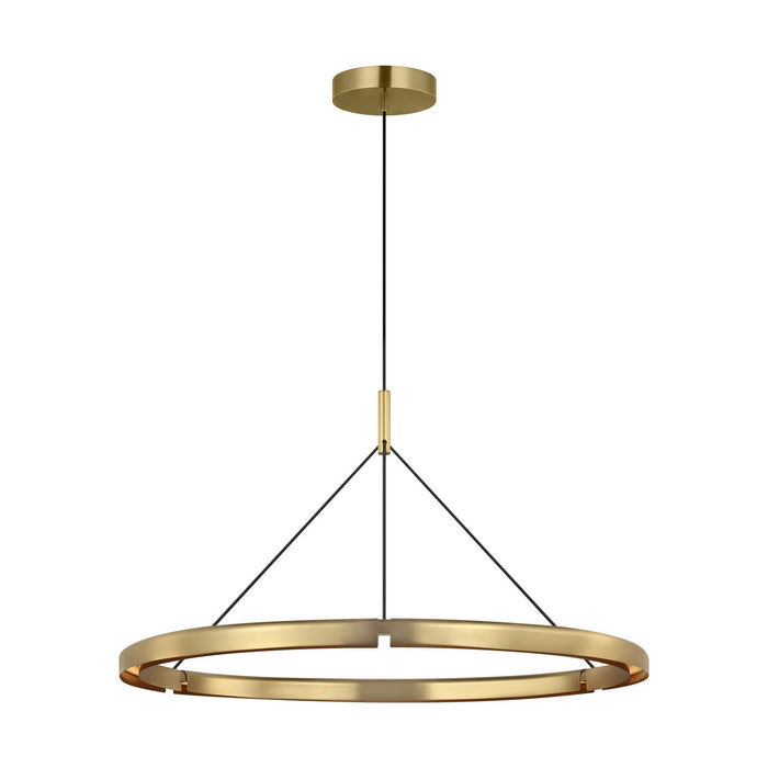 Visual Comfort Modern - PBCH80427HAB - LED Chandelier - Cloak - Hand-Rubbed Antique Brass