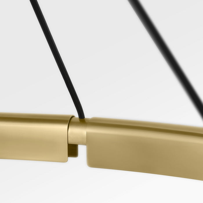 Visual Comfort Modern - PBCH80427HAB - LED Chandelier - Cloak - Hand-Rubbed Antique Brass