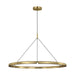 Visual Comfort Modern - PBCH80527HAB - LED Chandelier - Cloak - Hand-Rubbed Antique Brass