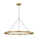 Visual Comfort Modern - PBCH80527HAB - LED Chandelier - Cloak - Hand-Rubbed Antique Brass