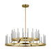 Visual Comfort Modern - SLCH81022HABEG - LED Chandelier - Sagrada - Hand-Rubbed Antique Brass