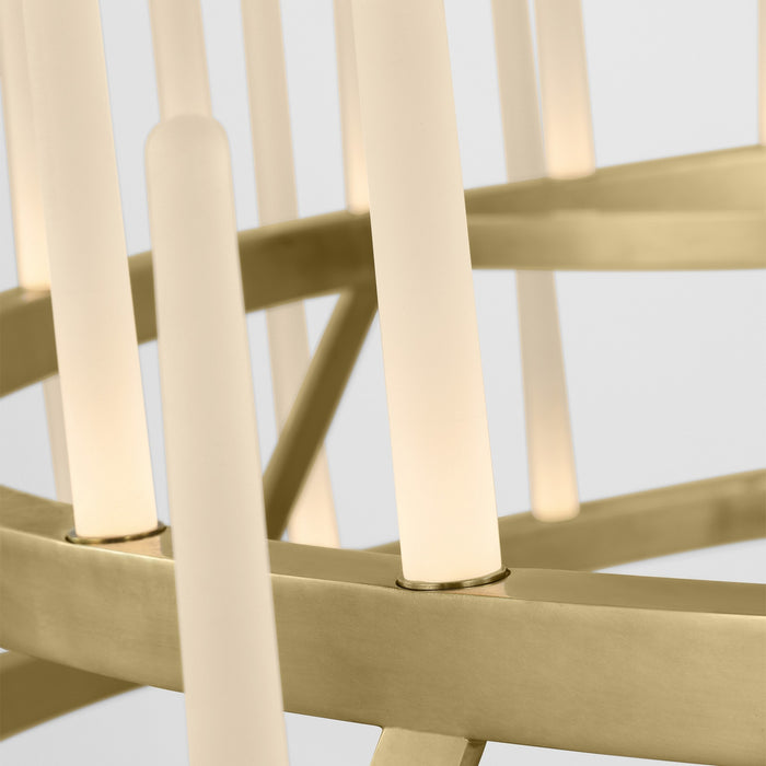 Visual Comfort Modern - SLCH81222HABEG - LED Chandelier - Sagrada - Hand-Rubbed Antique Brass