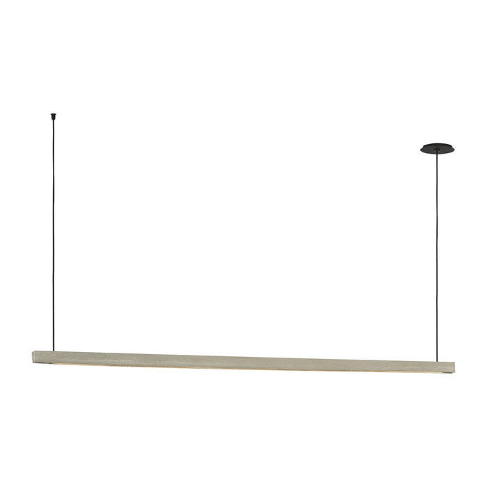 Visual Comfort Modern - MDLS79827BHC - LED Linear Chandelier - Lino - Honed Concrete