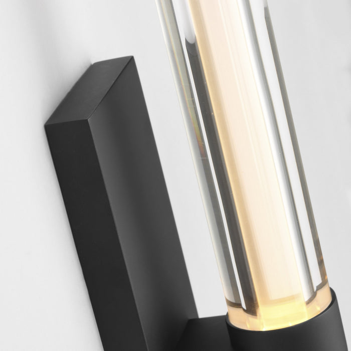 Visual Comfort Modern - SLWS84527BCA - LED Wall Sconce - Reiya Round - Nightshade Black