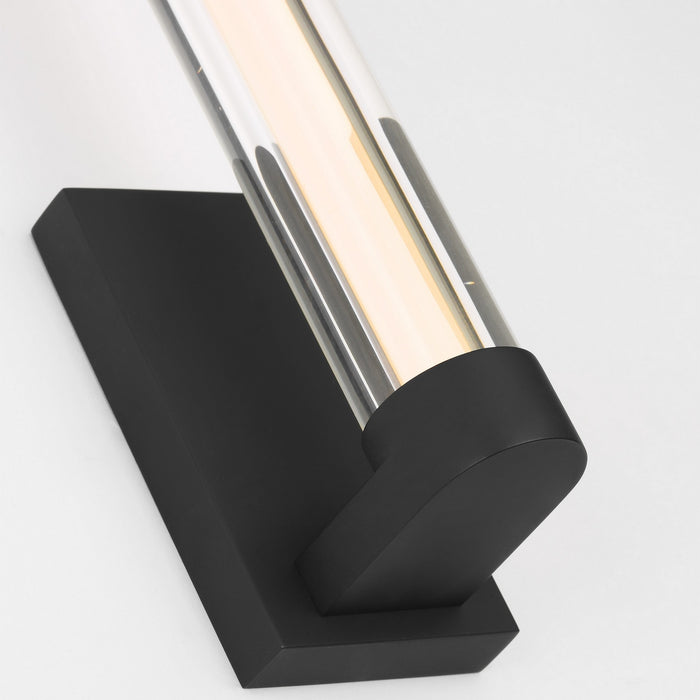 Visual Comfort Modern - SLWS84527BCA - LED Wall Sconce - Reiya Round - Nightshade Black