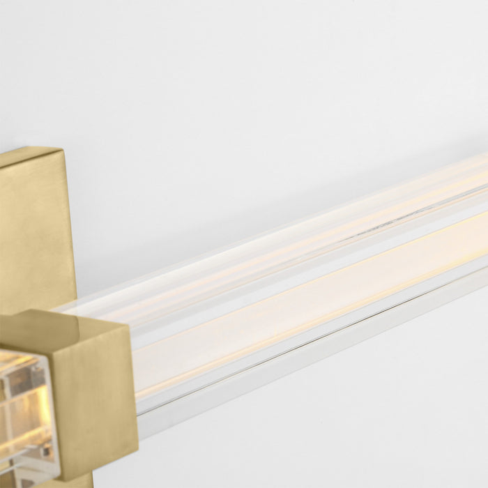 Visual Comfort Modern - SLV84627HABCA - LED Vanity - Reiya Square - Hand-Rubbed Antique Brass