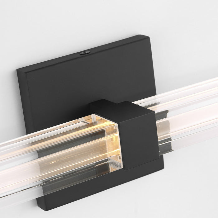 Visual Comfort Modern - SLV84727BCA - LED Vanity - Reiya Square - Nightshade Black