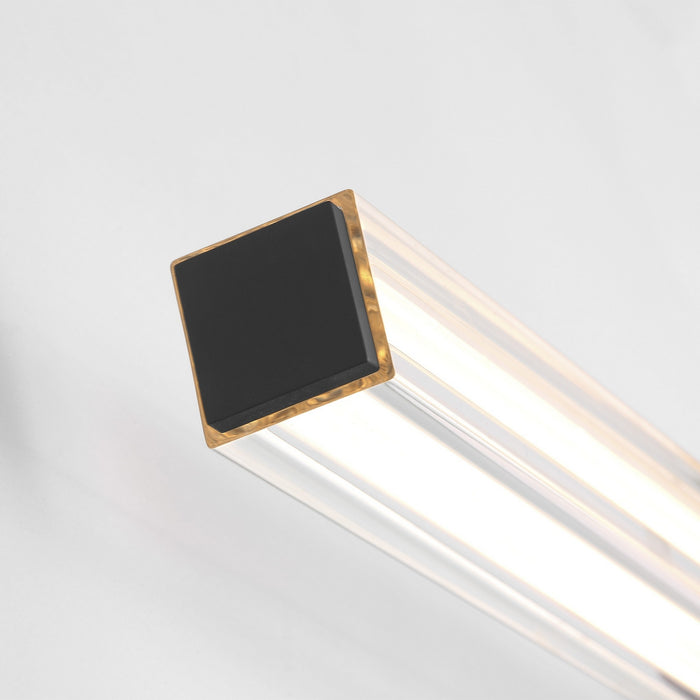 Visual Comfort Modern - SLV84727BCA - LED Vanity - Reiya Square - Nightshade Black