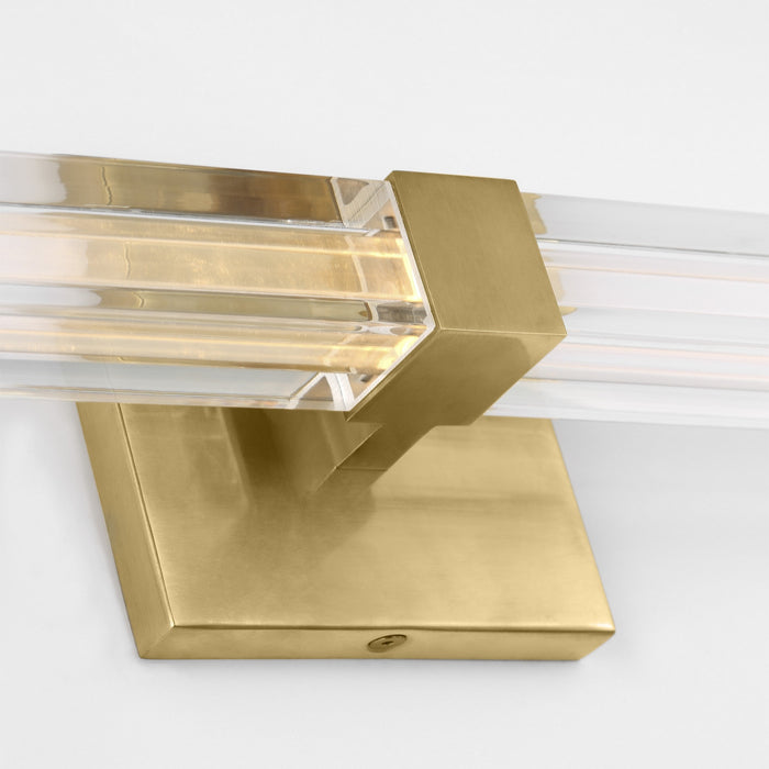 Visual Comfort Modern - SLV84827HABCA - LED Vanity - Reiya Square - Hand-Rubbed Antique Brass