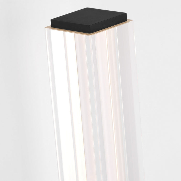 Visual Comfort Modern - SLWS84927BCA - LED Wall Sconce - Reiya Square - Nightshade Black