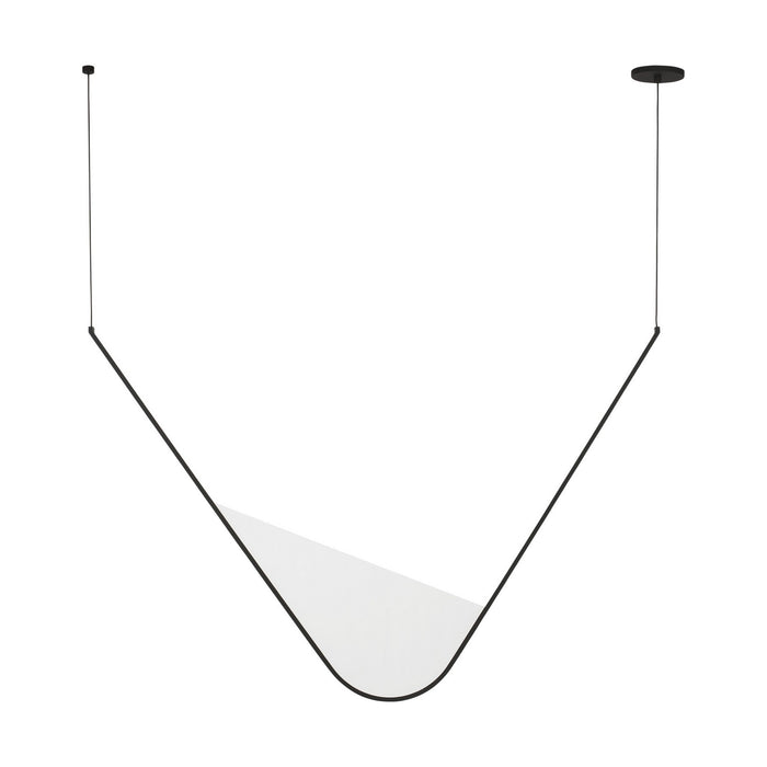 Visual Comfort Modern - SLCH835SCTB - LED Chandelier - Mizu - Nightshade Black