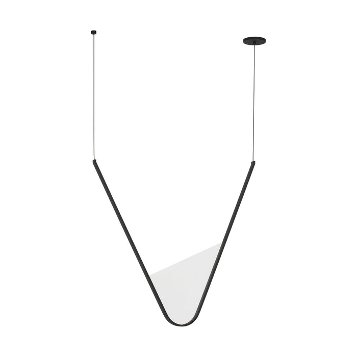 Visual Comfort Modern - SLCH836SCTB - LED Chandelier - Mizu - Nightshade Black