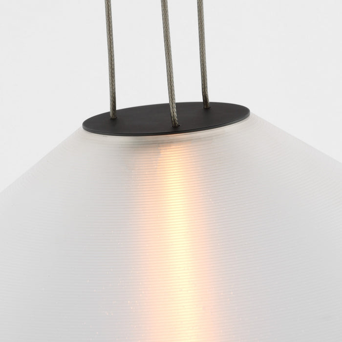 Visual Comfort Modern - SLPD764SCTBOA - LED Pendant - Bicono - Nightshade Black