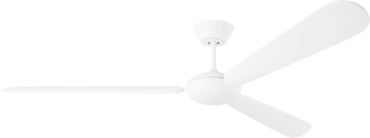 Visual Comfort Fan - 3PODSM64RZW - 64" Ceiling Fan - Pod - Matte White