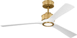 Visual Comfort Fan - 3RSESM52BBSRZWD - 52" Ceiling Fan - Reese - Burnished Brass