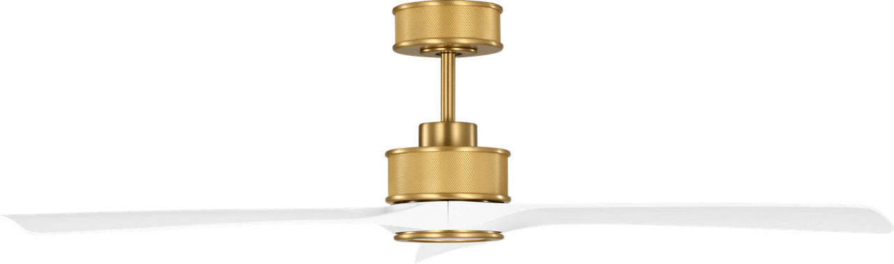 Visual Comfort Fan - 3RSESM52BBSRZWD - 52" Ceiling Fan - Reese - Burnished Brass