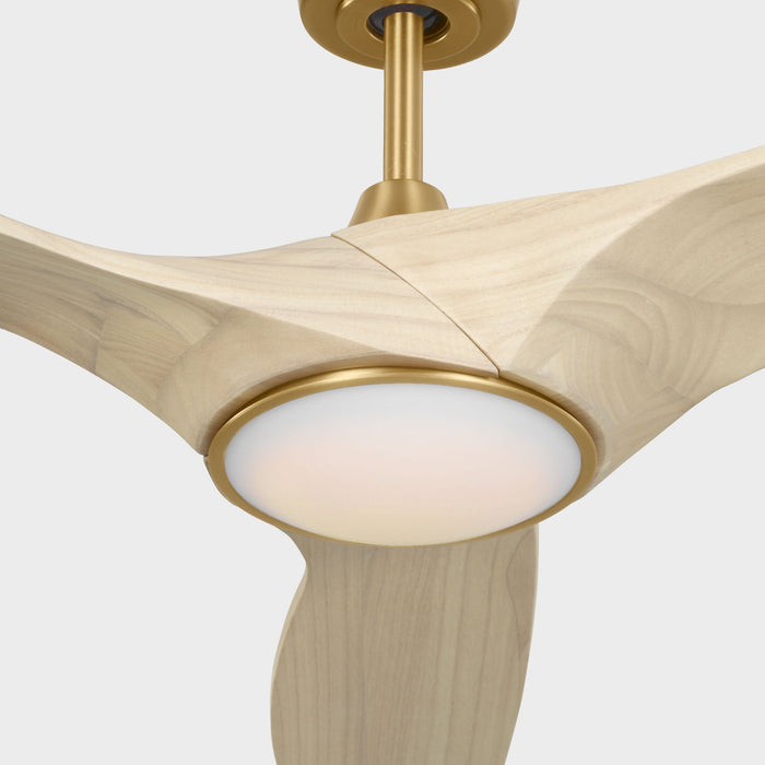 Visual Comfort Fan - 3SLNSM52BBSWWOD - 52" Ceiling Fan - Selen - Burnished Brass