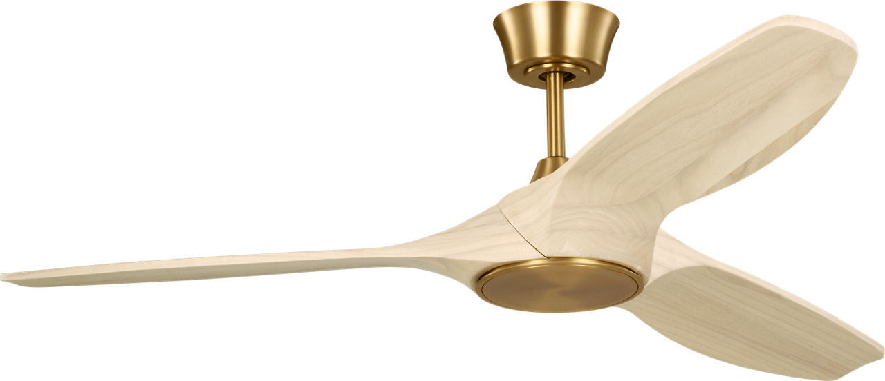 Visual Comfort Fan - 3SLNSM52BBSWWOD - 52" Ceiling Fan - Selen - Burnished Brass