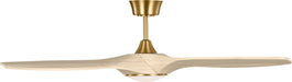 Visual Comfort Fan - 3SLNSM52BBSWWOD - 52" Ceiling Fan - Selen - Burnished Brass
