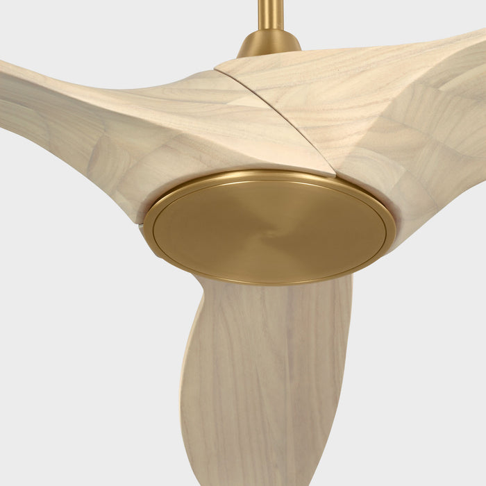 Visual Comfort Fan - 3SLNSM60BBSWWOD - 60" Ceiling Fan - Selen - Burnished Brass