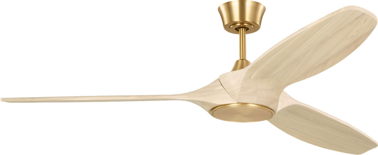 Visual Comfort Fan - 3SLNSM60BBSWWOD - 60" Ceiling Fan - Selen - Burnished Brass