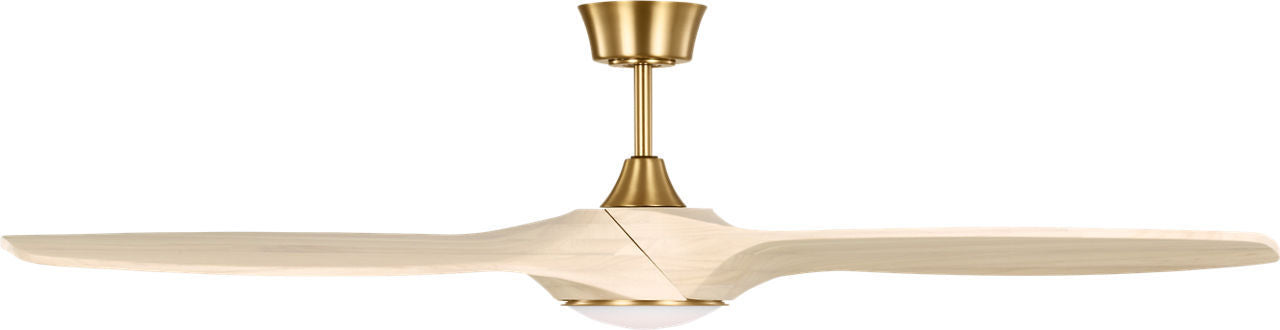 Visual Comfort Fan - 3SLNSM60BBSWWOD - 60" Ceiling Fan - Selen - Burnished Brass