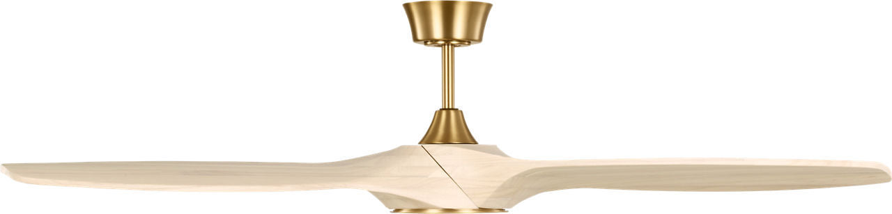 Visual Comfort Fan - 3SLNSM60BBSWWOD - 60" Ceiling Fan - Selen - Burnished Brass