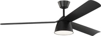 Visual Comfort Fan - 3STUSM60MBKD - 60" Ceiling Fan - Studio - Midnight Black