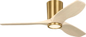 Visual Comfort Fan - 3SYRHSM44BBSWWOD - 44" Ceiling Fan - Seyra - Burnished Brass