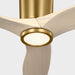 Visual Comfort Fan - 3SYRHSM52BBSWWOD - 52" Ceiling Fan - Seyra - Burnished Brass