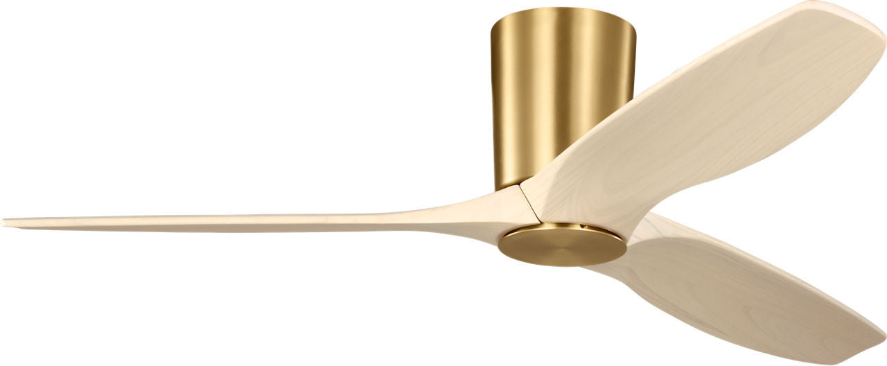 Visual Comfort Fan - 3SYRHSM52BBSWWOD - 52" Ceiling Fan - Seyra - Burnished Brass