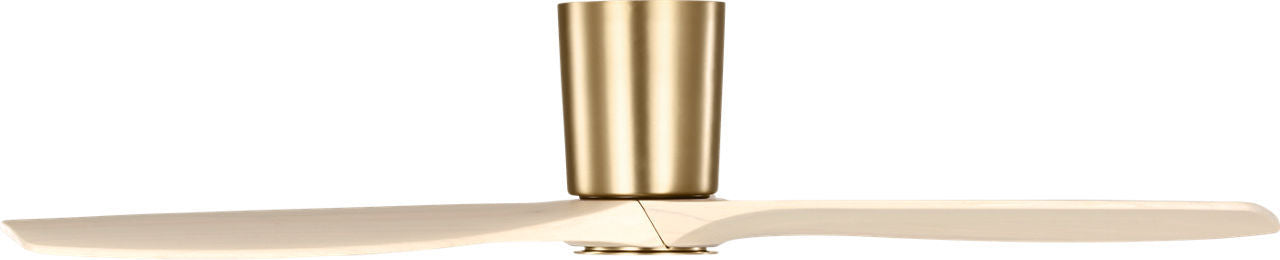 Visual Comfort Fan - 3SYRHSM52BBSWWOD - 52" Ceiling Fan - Seyra - Burnished Brass